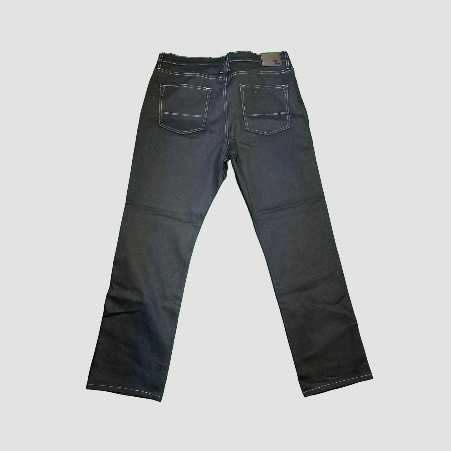 A1 MONEYSCK Denim Jeans Black /White Print