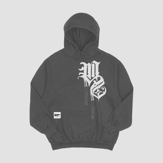 MONEYSCK Smokey Black Hoodie/Short - White
